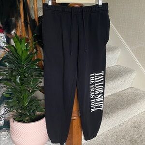 Taylor Swift Black The Eras Tour Jogger Sweatpants
